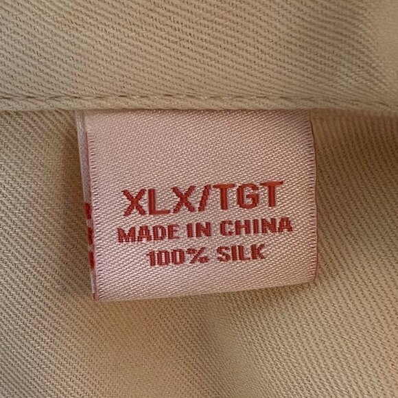 Yellow Tommy Bahama Short Sleeve 100% Silk Shirt! - Picture 3 of 16